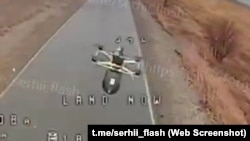 Rusiyanın "Vandal" fiber-optik dronu hərəkətdə