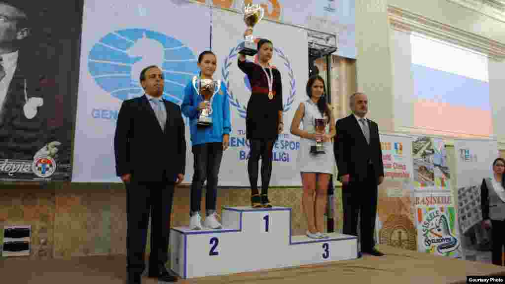 Шахматтан жасөспірімдер арасындағы әлем чемпионатында бірінші орынды ресейлік гроссмейстер Александра Горячкина, екінші орынды - қазақстандық Жансая Әбдімәлік, үшінші орынды ресейлік Алина Кашлинская алды.