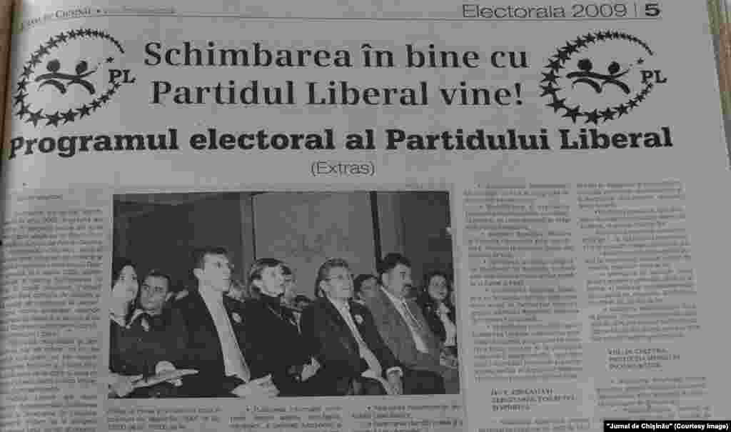 "Jurnal de Chişinău", 20 februarie 2009