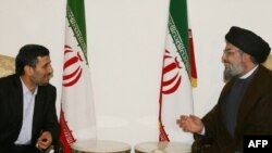 دیدار سید حسن نصرالله با محمود احمدی نژاد