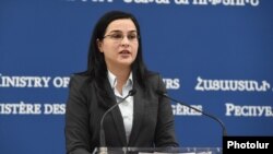 Пресс-секретарь МИД Армении Анна Нагдалян