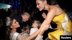 Дональд Трамп на конкурсу "Мисс Вселенная" в Москве в ноябре 2013 года.