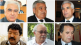  Saidjafar Usmonzoda, Akbarşah Iskandarow, Hamrohon Zarifi, Şakirjon Hakimow, Ahmadşah Kamilzoda we Abdulfayz Atoý.