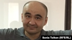Макс Бокаев, гражданский активист, на суде по его делу. Атырау, 18 ноября 2016 года.
